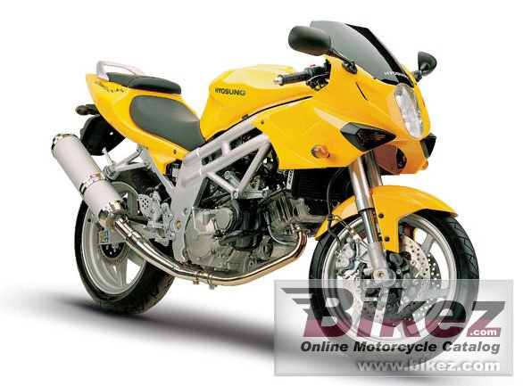 Big Hyosung gt650s sport - comet 650 s picture and wallpaper from Bikez.com